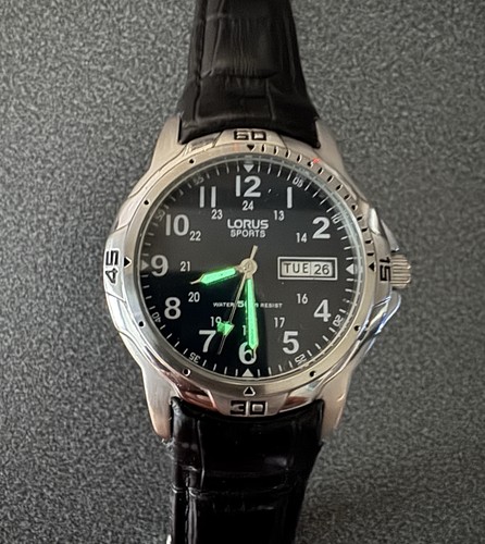 Lorus seiko men day date - seiko, day/date