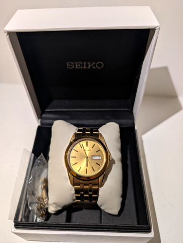 Seiko quartz day date - seiko, mens