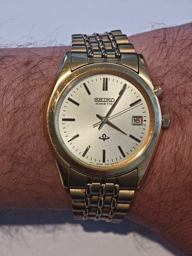 Seiko kinetic watch - seiko, 5m22-7a80