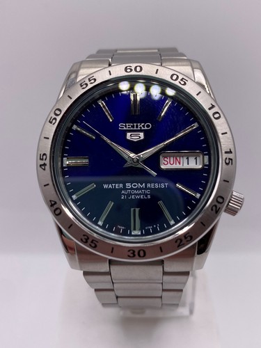 Seiko automatic blue dial - seiko,